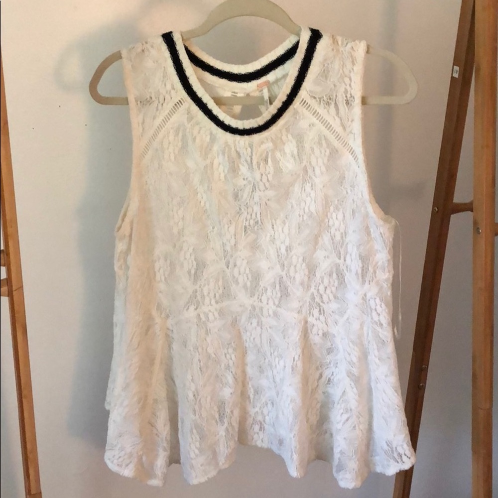 Free People Lace Top